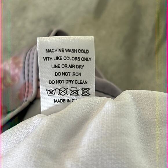 Purple Animal Print 2pc Bikini Swimsuit Woman Size Medium - Picture 4 of 12